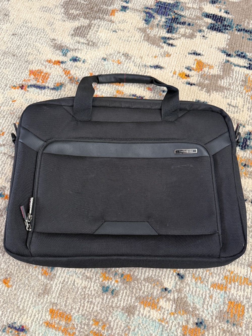 Samsonite Black fabric travel computer laptop school office work bag case carry
